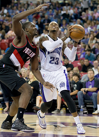 NBA: Preseason-Portland Trail Blazers at Sacramento Kings
