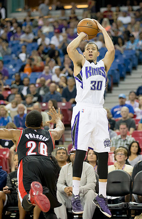 NBA: Preseason-Portland Trail Blazers at Sacramento Kings