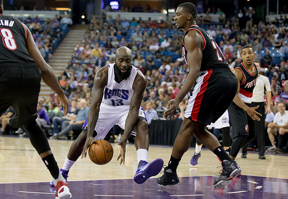 NBA: Preseason-Portland Trail Blazers at Sacramento Kings