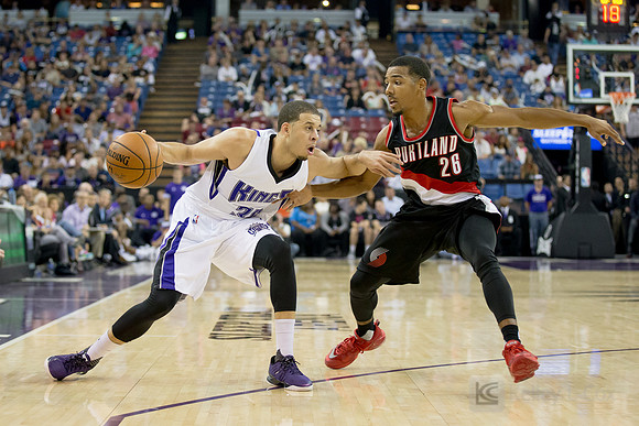 NBA: Preseason-Portland Trail Blazers at Sacramento Kings