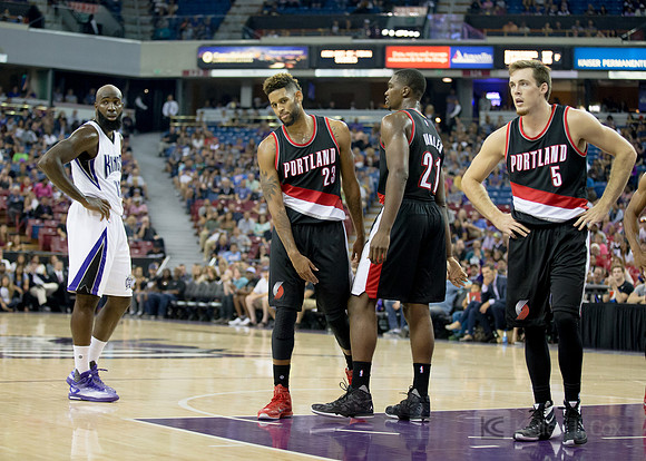 NBA: Preseason-Portland Trail Blazers at Sacramento Kings