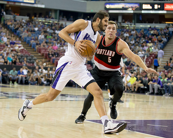NBA: Preseason-Portland Trail Blazers at Sacramento Kings