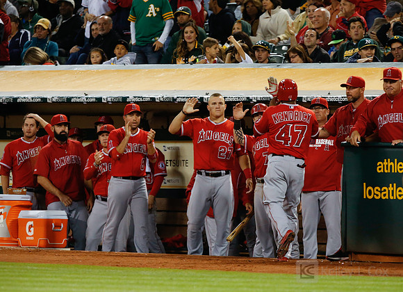 MLB: Los Angeles Angels at Oakland Athletics