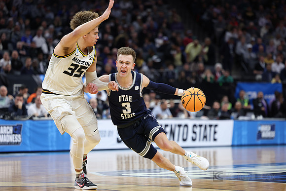 NCAA Basketball: NCAA Tournament First Round-Utah State vs Missouri
