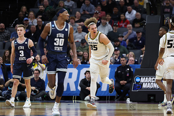 NCAA Basketball: NCAA Tournament First Round-Utah State vs Missouri