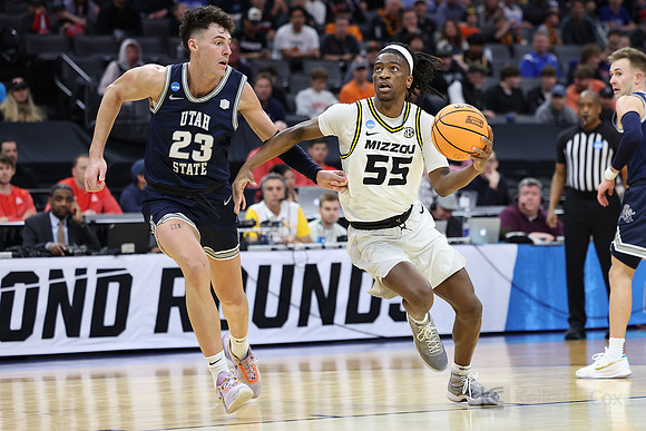NCAA Basketball: NCAA Tournament First Round-Utah State vs Missouri