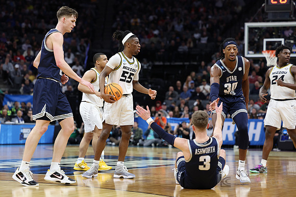 NCAA Basketball: NCAA Tournament First Round-Utah State vs Missouri