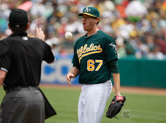 MLB: Texas Rangers at Oakland Athletics
