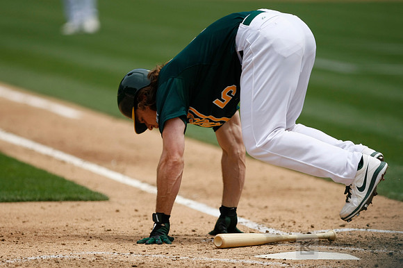 MLB: Texas Rangers at Oakland Athletics