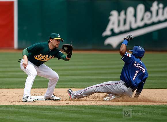 MLB: Texas Rangers at Oakland Athletics