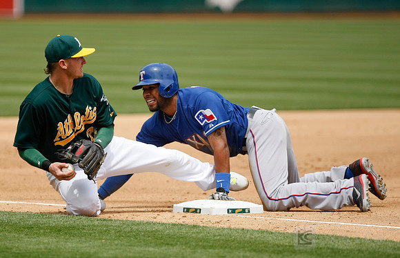 MLB: Texas Rangers at Oakland Athletics
