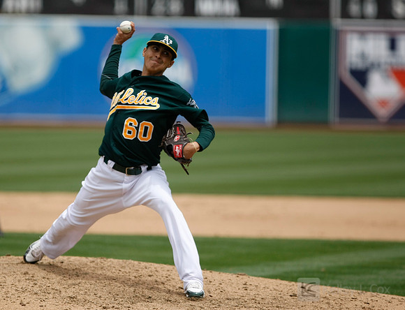 MLB: Texas Rangers at Oakland Athletics