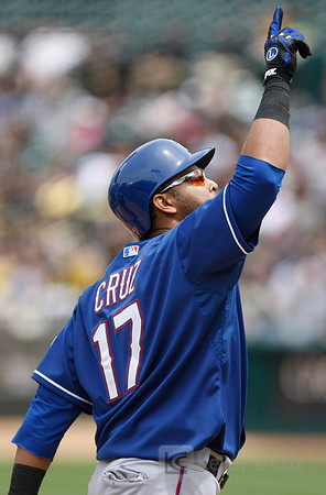 MLB: Texas Rangers at Oakland Athletics