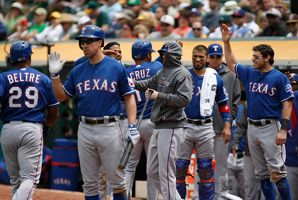 MLB: Texas Rangers at Oakland Athletics