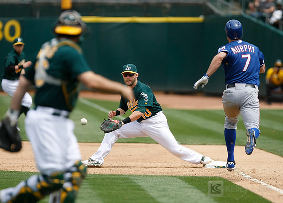 MLB: Texas Rangers at Oakland Athletics