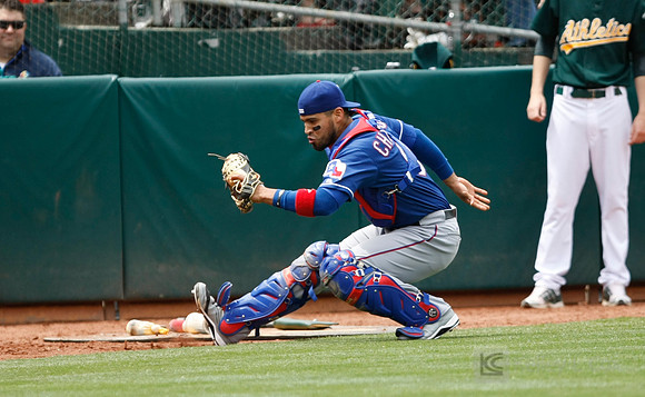 MLB: Texas Rangers at Oakland Athletics