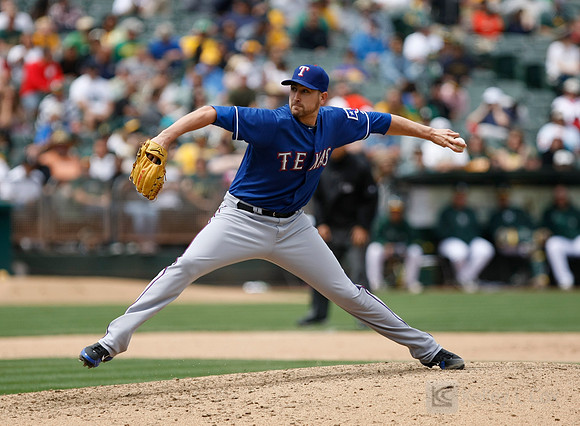 MLB: Texas Rangers at Oakland Athletics
