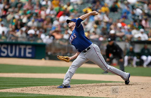 MLB: Texas Rangers at Oakland Athletics