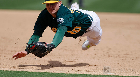 MLB: Texas Rangers at Oakland Athletics