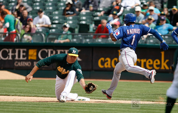 MLB: Texas Rangers at Oakland Athletics