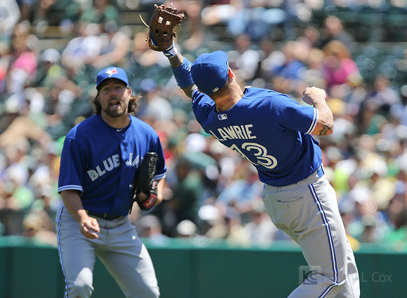 MLB: Toronto Blue Jays at Oakland Athletics