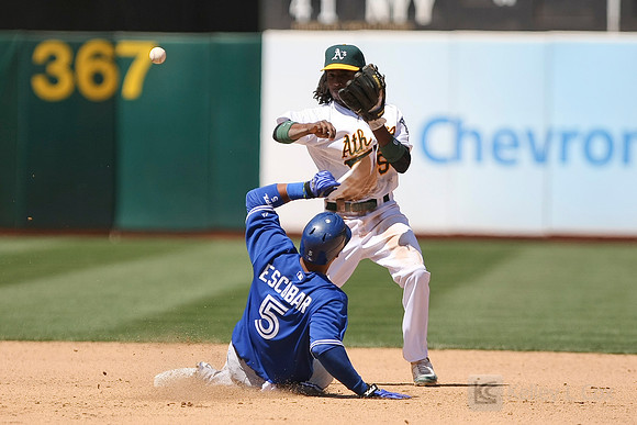 MLB: Toronto Blue Jays at Oakland Athletics