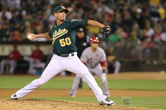 MLB: Los Angeles Angels at Oakland Athletics