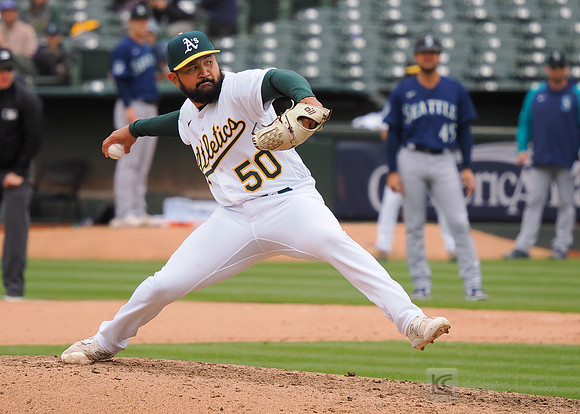 MLB: Seattle Mariners at Oakland Athletics