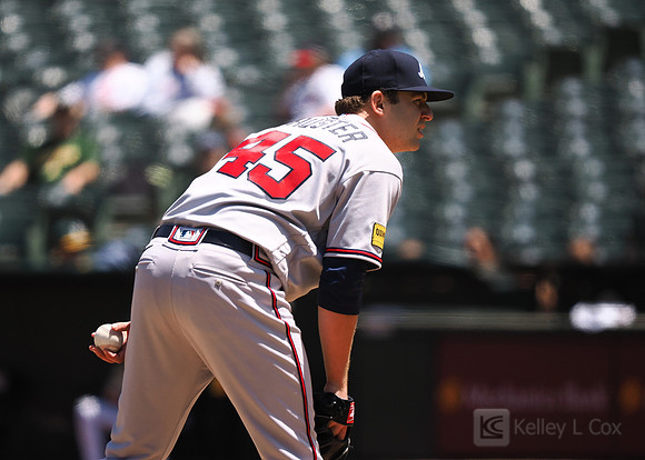 MLB: Atlanta Braves at Oakland Athletics