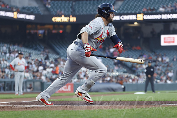 St. Louis Cardinals first baseman Alec Burleson (41)