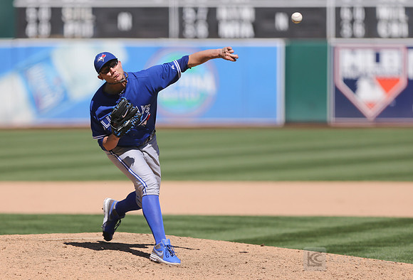 MLB: Toronto Blue Jays at Oakland Athletics