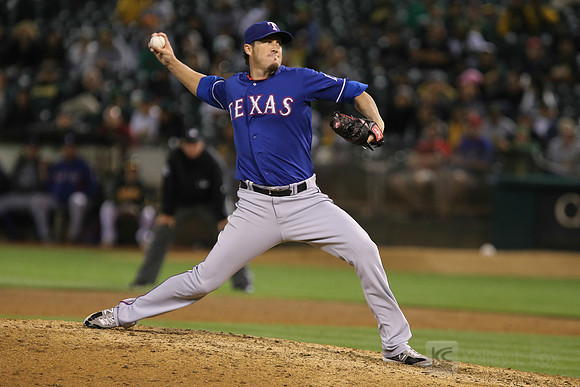 MLB: Texas Rangers at Oakland Athletics