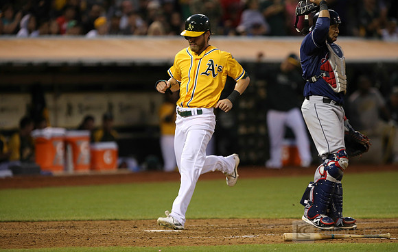 MLB: Cleveland Indians at Oakland Athletics