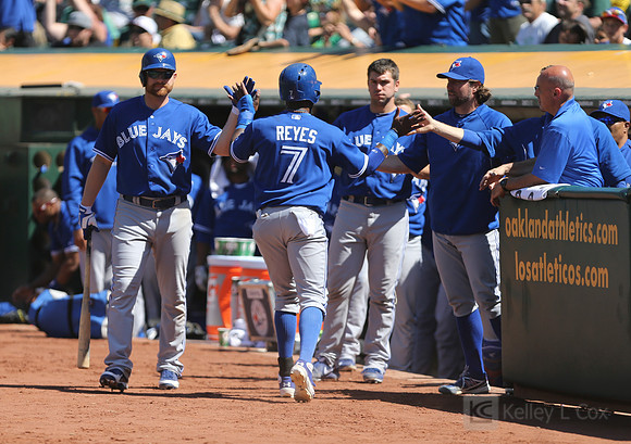 MLB: Toronto Blue Jays at Oakland Athletics