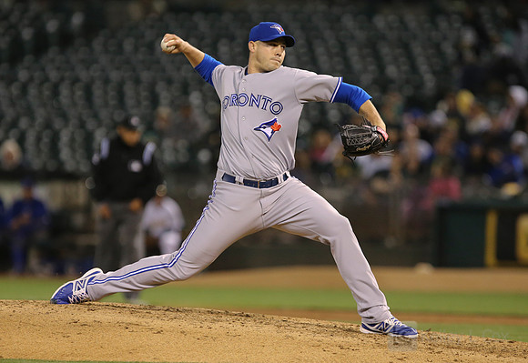 MLB: Toronto Blue Jays at Oakland Athletics