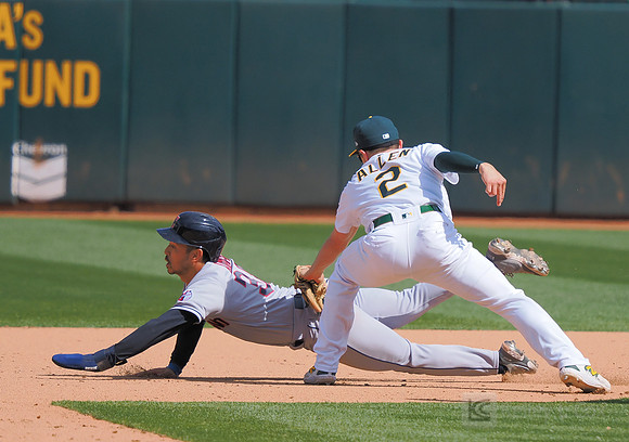 MLB: Cleveland Guardians at Oakland Athletics