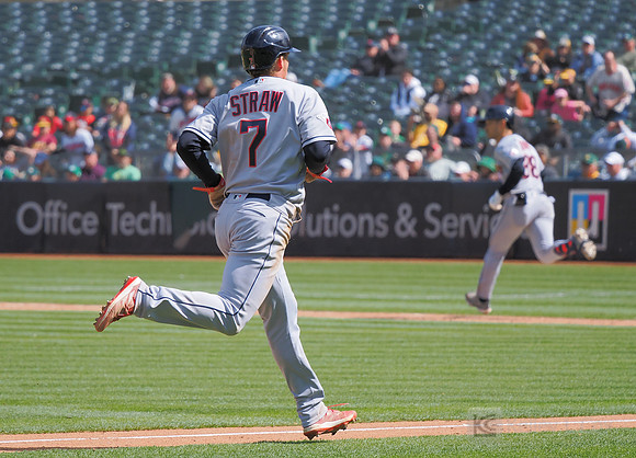 MLB: Cleveland Guardians at Oakland Athletics