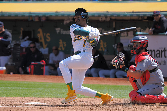 MLB: Cleveland Guardians at Oakland Athletics