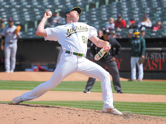 MLB: Cleveland Guardians at Oakland Athletics