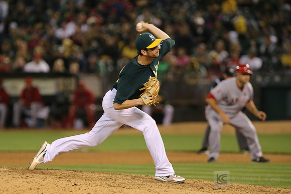 MLB: Los Angeles Angels at Oakland Athletics