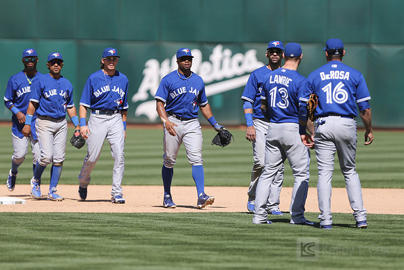 MLB: Toronto Blue Jays at Oakland Athletics