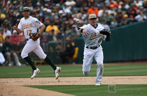 MLB: San Francisco Giants at Oakland Athletics
