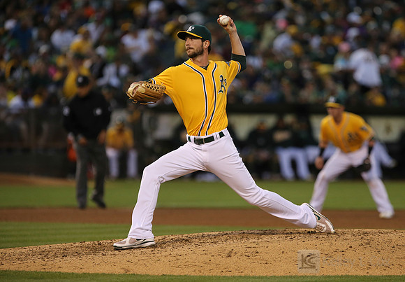MLB: Cleveland Indians at Oakland Athletics