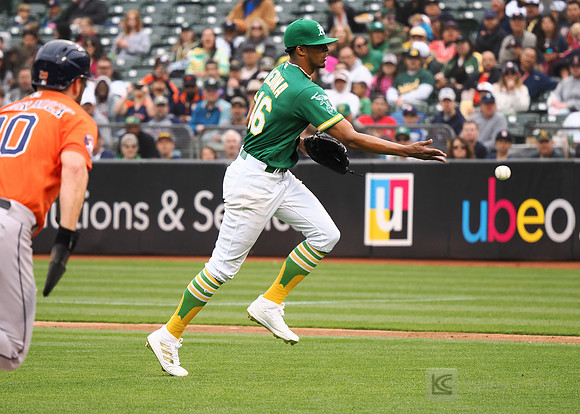MLB: Houston Astros at Oakland Athletics