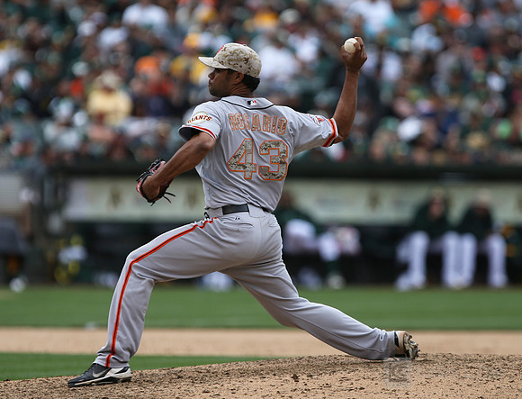 MLB: San Francisco Giants at Oakland Athletics