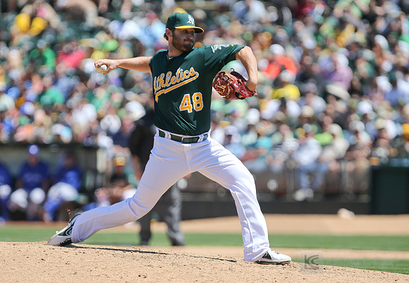 MLB: Toronto Blue Jays at Oakland Athletics