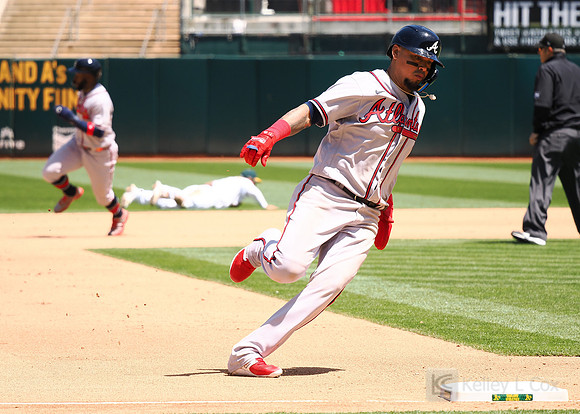 MLB: Atlanta Braves at Oakland Athletics