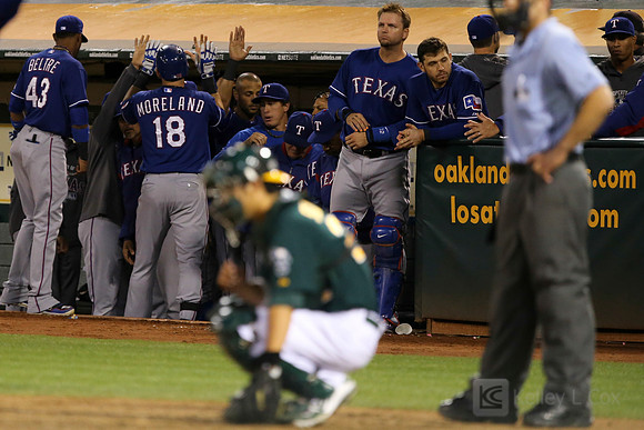 MLB: Texas Rangers at Oakland Athletics