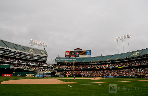 MLB: San Francisco Giants at Oakland Athletics