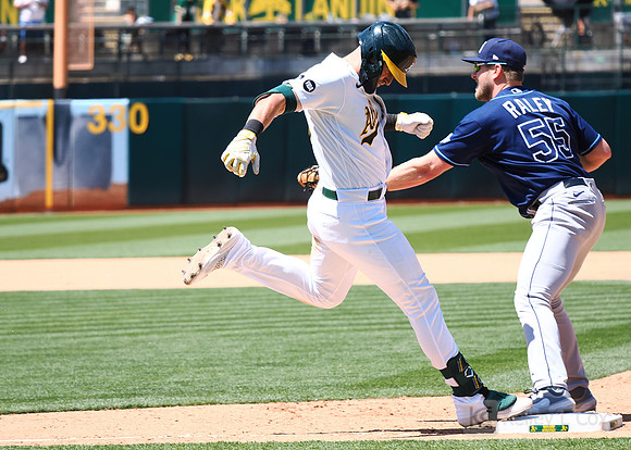 MLB: Tampa Bay Rays at Oakland Athletics